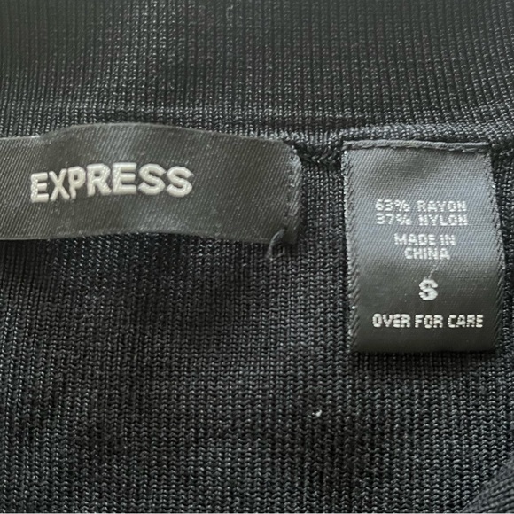 2/$20 Express Collared Button Front Ribbed Cardigan - Picture 9 of 13